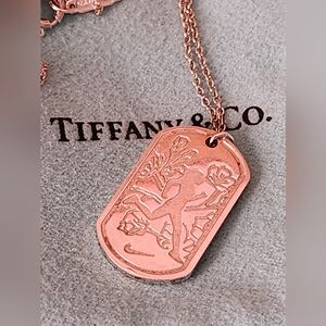 Tiffany And Co 2013 Wahsington DC Marathon Tag Pendant Sterling Silver Nike!!